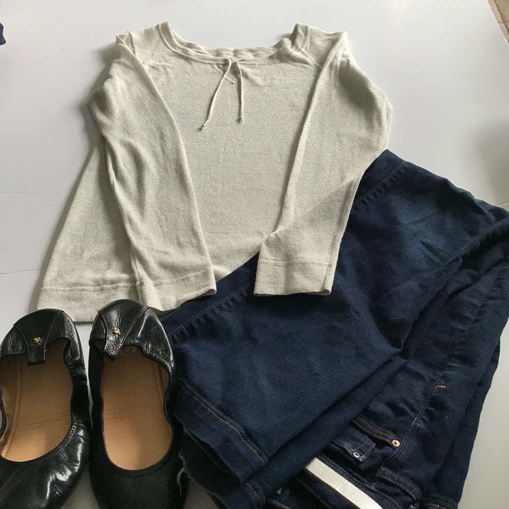 Banana Republic Factory shimmer pullover